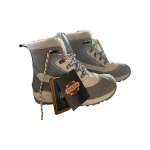 Womens Guidegear ultra insulated snow ridge boots blue/gray/white